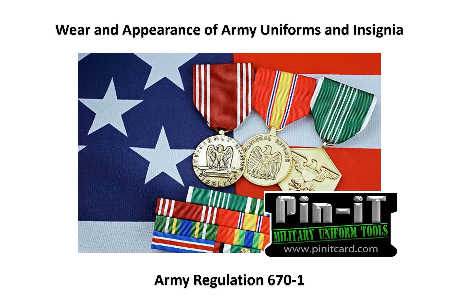 pinit Army Regulation 600-8-22