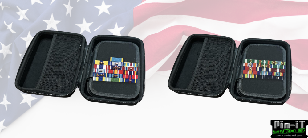 Organizing Military Ribbons with Travel-Friendly Cases