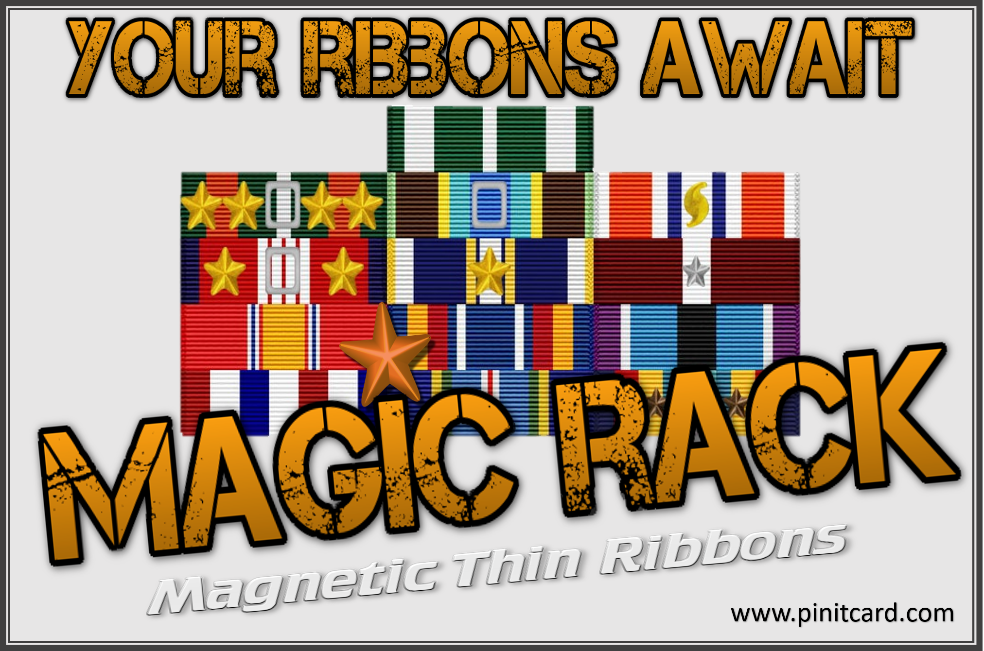 pinit What is the difference between the Military Thin Ribbons on the market and the magnetic option they offer