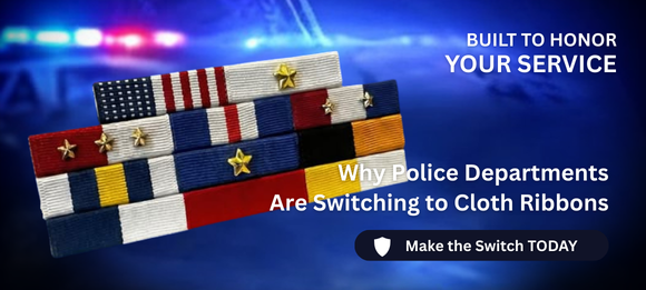 Why Police Departments Are Switching to Cloth Ribbons