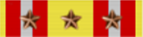 CG AUxiliary ribbon with bronze stars