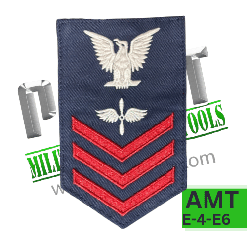 Coast Guard USCG Rating Badge: E6 AMT AVIATION MAINTENANCE