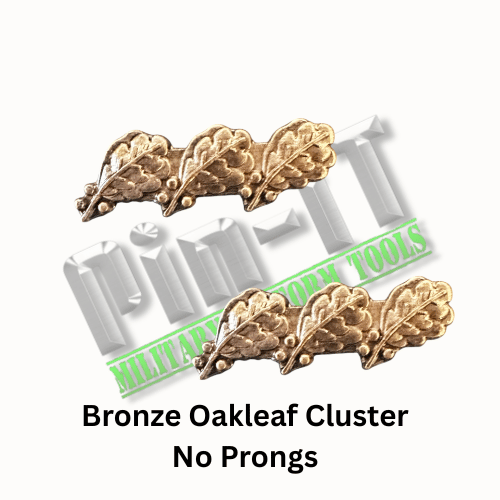 Prongless Triple Bronze Oak Leaf Cluster – Glue-On
