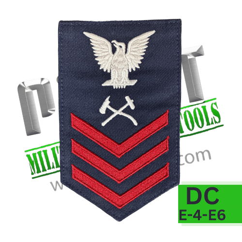 Coast Guard USCG Rating Badge: E-6 DC  DAMAGE CONTROLMAN