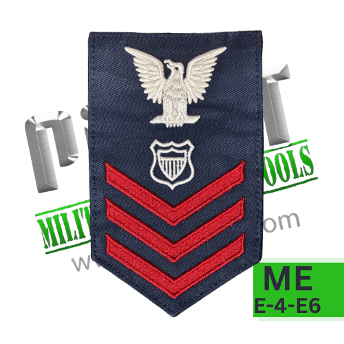 Coast Guard USCG E6 Rating Badge: ME MARITIME ENFORCEMENT