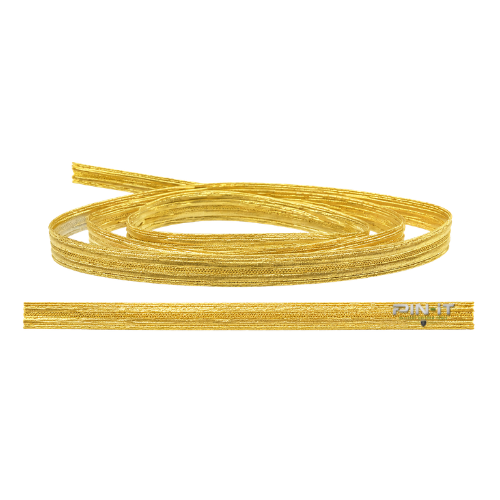 Coast Guard & U.S. Navy 1/2-Inch Synthetic Gold Sleeve Lace – 36-Inch Cut