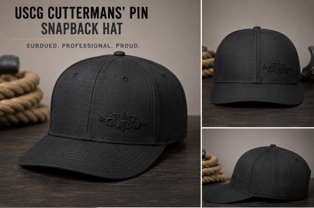USCG Cutterman’s Pin Subdued Ripstop Snapback Hat
