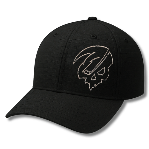 Phantom Blackout Ripstop Hat – Grey Phantom Embroidery