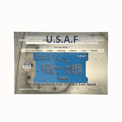 USAF Pin-iT Card - The Ultimate Uniform Measuring Tool