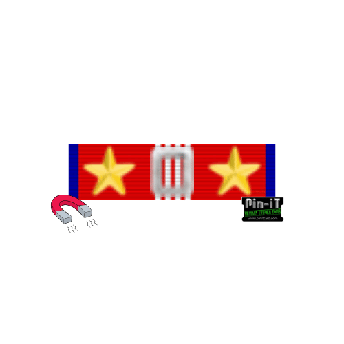 Coast Guard Meritorious Team Commendation Ribbon-Magnetic  Ribbon