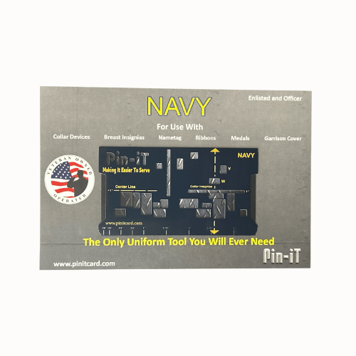 US Navy Pin-iT Card