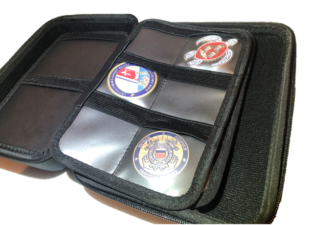 Challenge Coin Hard Zip Travel Case
