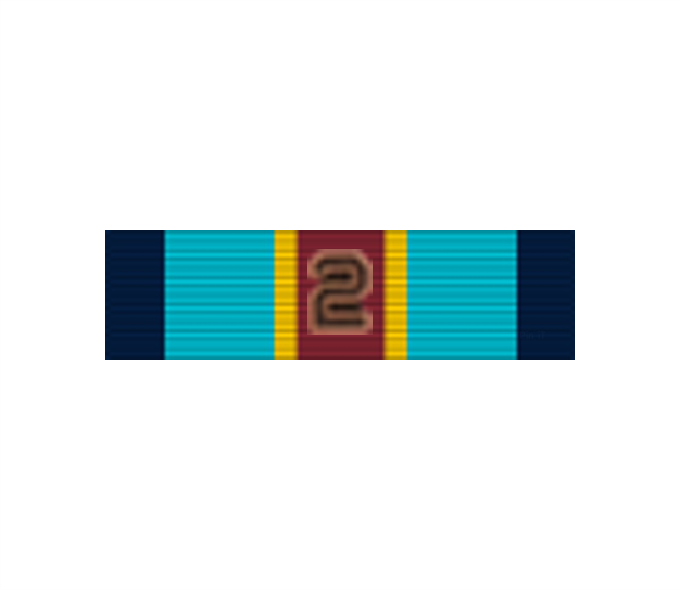 Army Overseas Ribbon with number 2