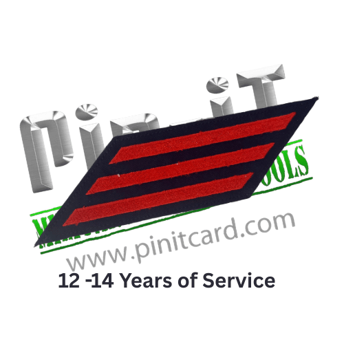 USCG Enlisted Service Stripe (3 Hashmarks) – 12–15 Years