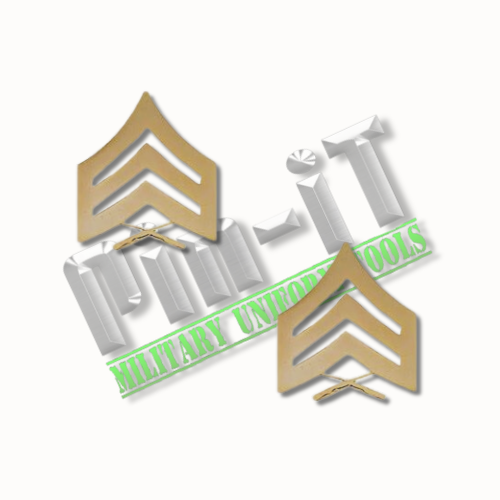 USMC SERGEANT METAL CHEVRONS Satin Gold for E-5