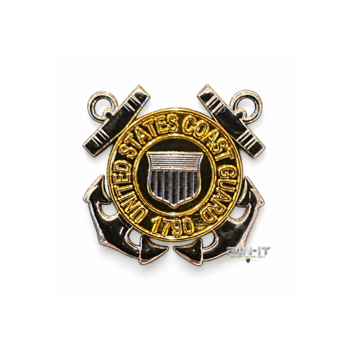 USCG Enlisted Miniature Cap Device – Garrison & Ball Cap Insignia