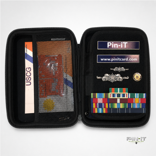 Military Ribbons and Awards Hard Zip Travel Case